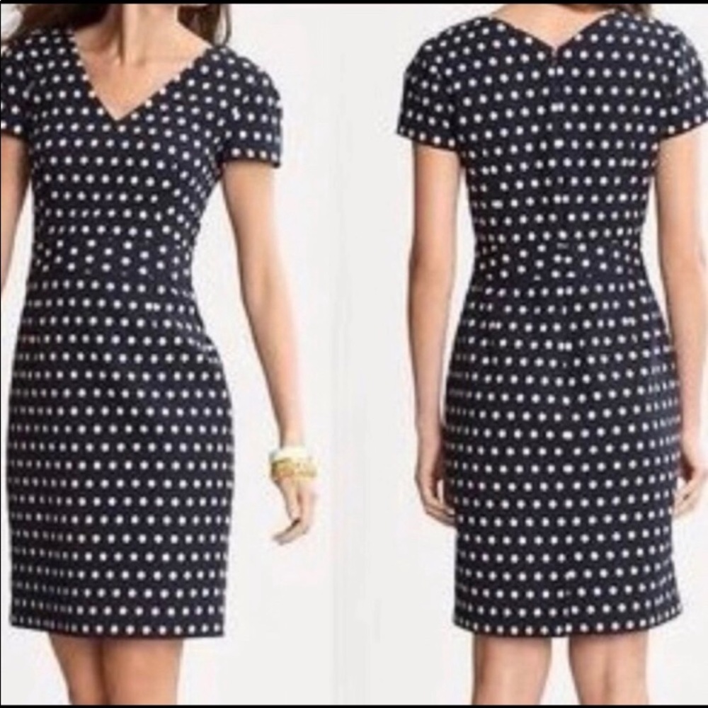 Banana Republic Polka Dot Dress 8